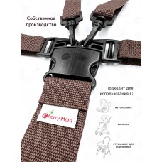 Ремень безопасности Black / Brown